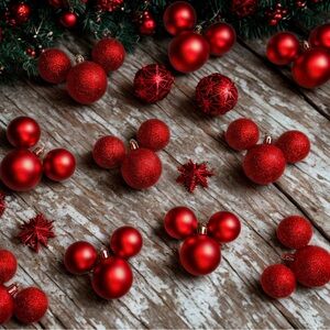 10x Minnie Mouse and Mickey Mouse Ornaments Disney Christmas Decorations